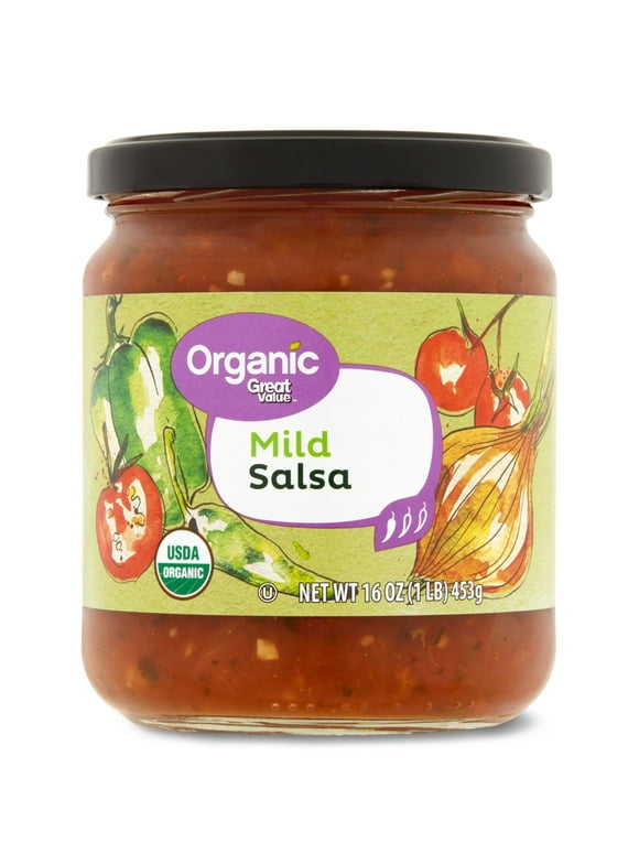 Great Value Organic Mild Salsa, 16 oz
