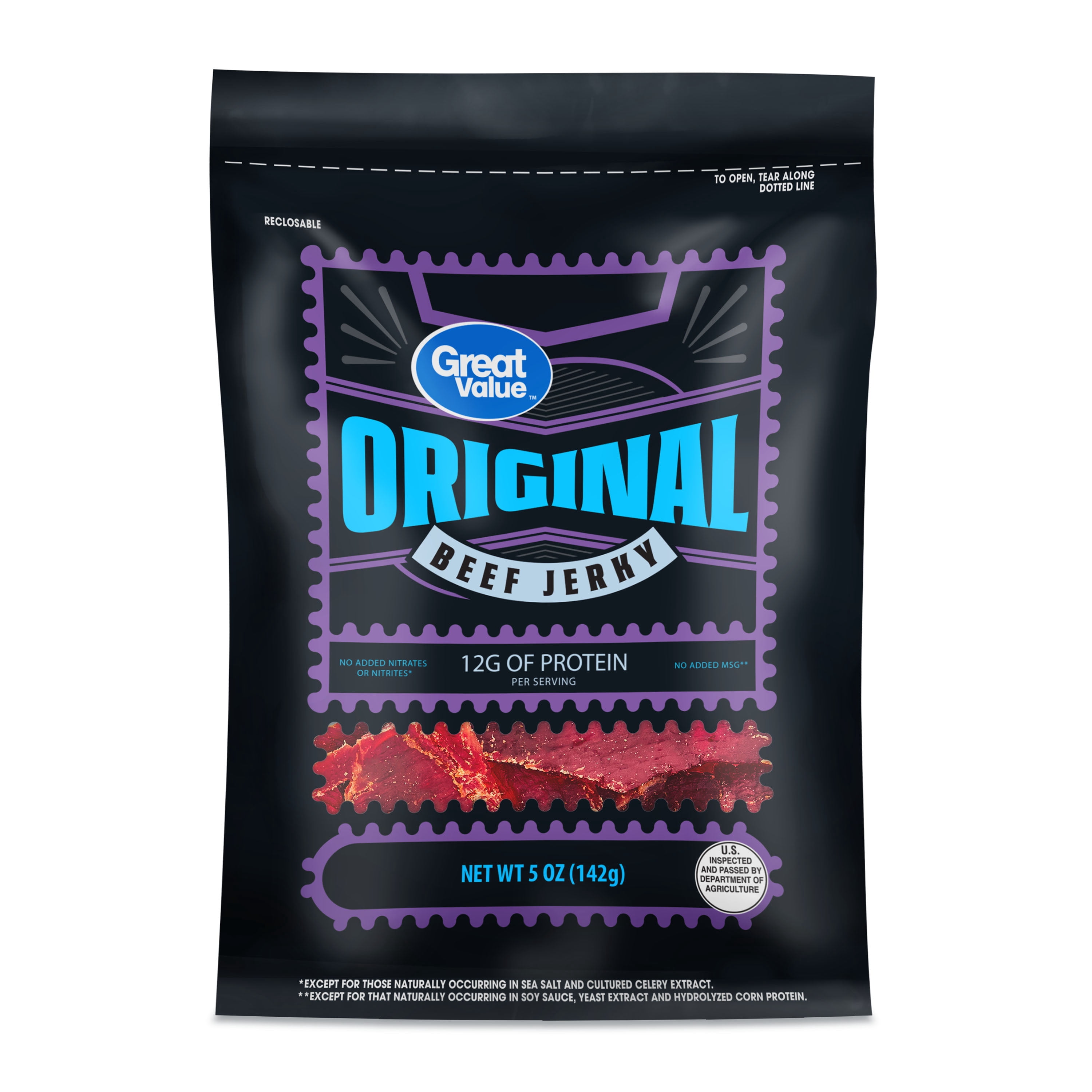 Great Value Original Beef Jerky, 5 oz