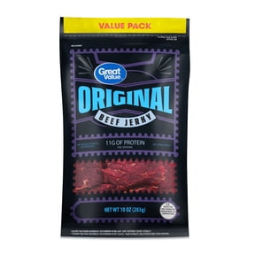 Great Value Original Beef Jerky, Value Pack, 10 oz