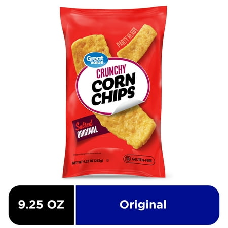 Great Value Original Corn Chips, 9.25 oz