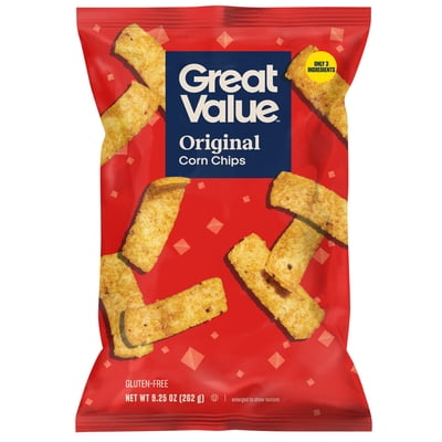 Great Value Original Corn Chips, 9.25 oz
