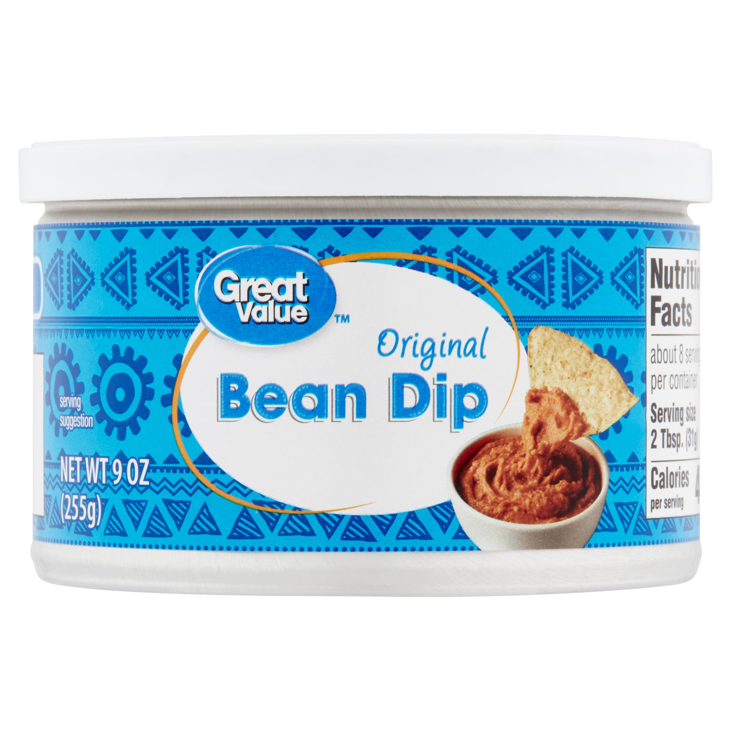 Great Value Original Flavor Bean Dip, 10 oz
