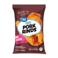 Great Value Original Fried Pork Rinds, BBQ Flavor Chicharrones, 5 oz