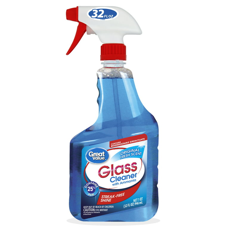 Glass Plus Glass Cleaner, 32 Fl Oz Bottle, Multi-surface Glass Cleaner  (pack Of 9) : Target