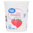 thumbnail image 1 of Great Value Original Strawberry Low-fat Yogurt, 32 oz, 1 of 10