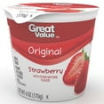 thumbnail image 1 of Great Value Original Strawberry Lowfat Yogurt, 6 oz, 1 of 1