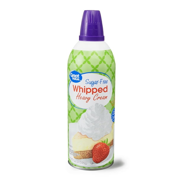 Great Value Original Sugar Free Whipped Topping, 6.5 oz