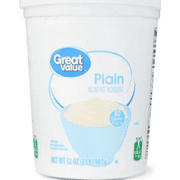 Great Value Original Vanilla Lowfat Yogurt, 32 oz