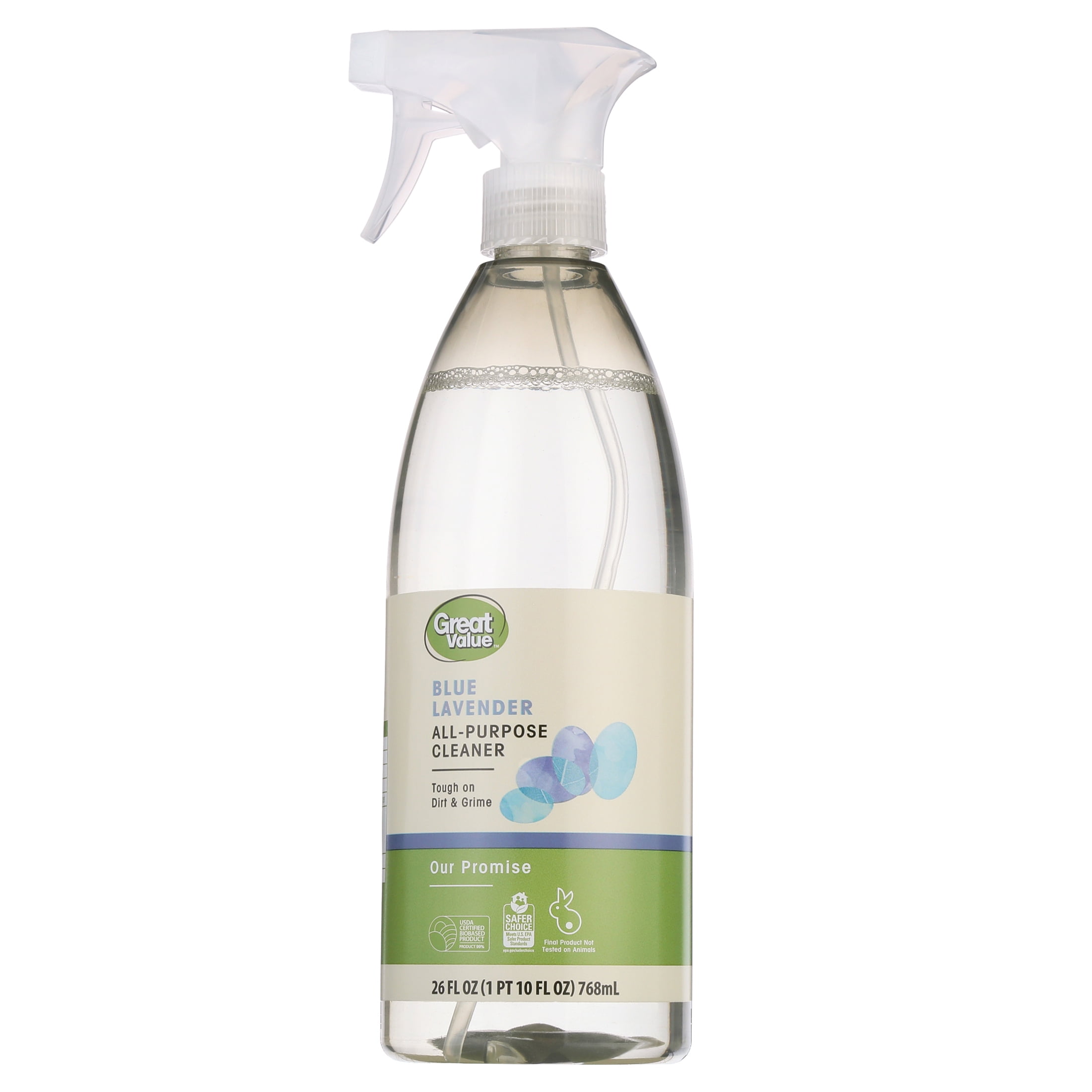 Great Value Our Promise AllPurpose Cleaner, Blue Lavender, 26 Fluid