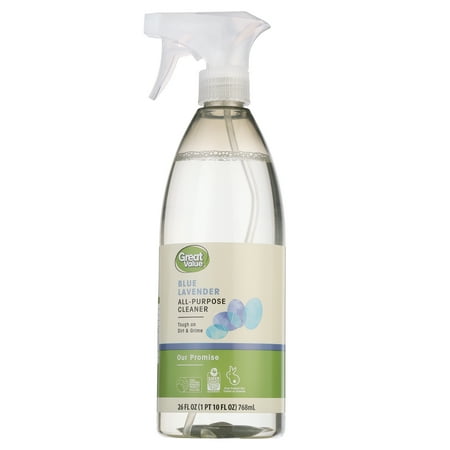 Great Value Our Promise All-Purpose Cleaner, Blue Lavender, 26 Fluid Ounce