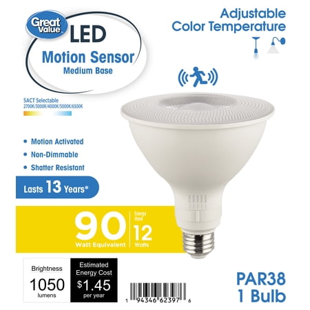 Great Value PAR Outdoor, D2D, Radar, 16 - 20 ft