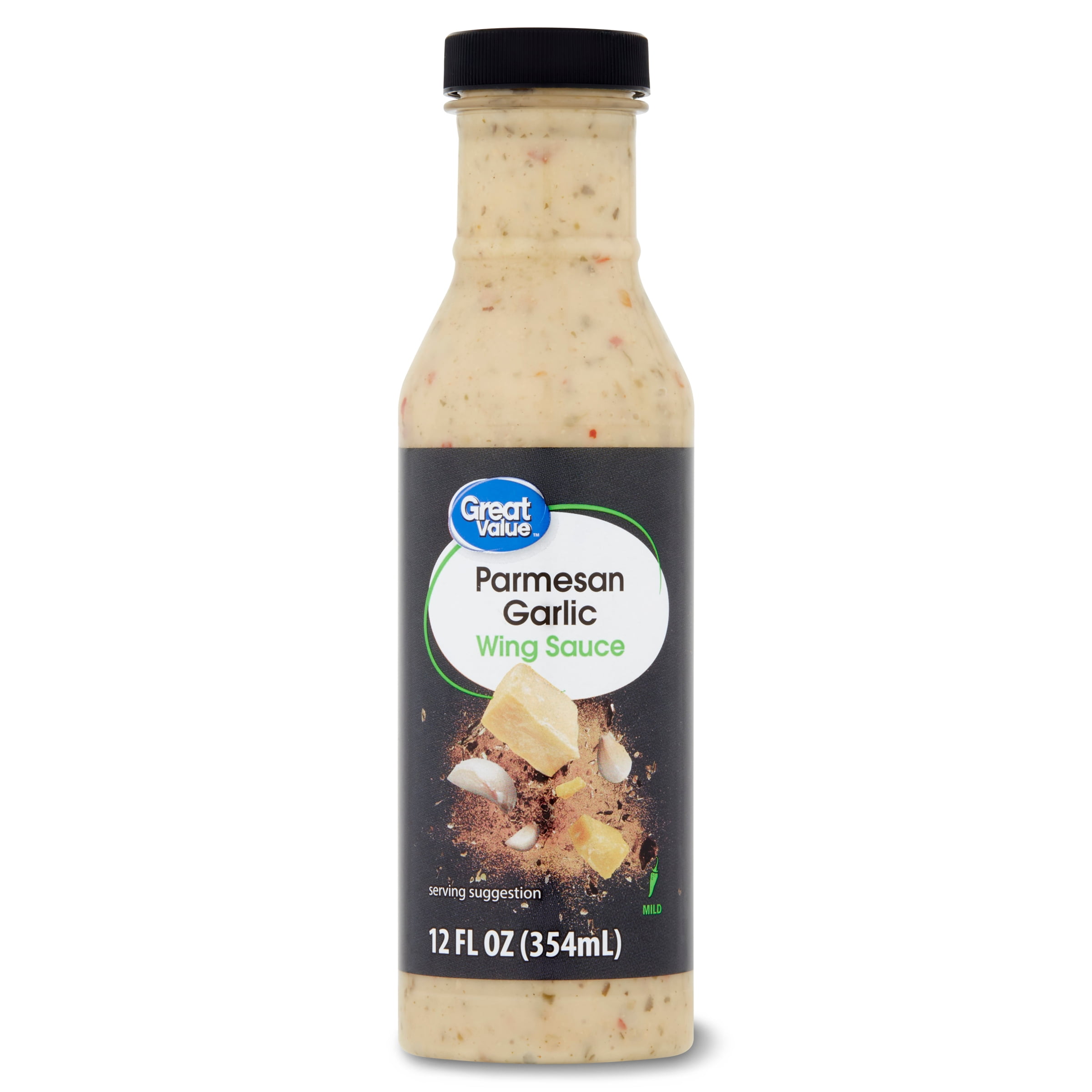Great Value Parmesan Garlic Wing Sauce, 12 Fl Oz