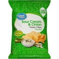 thumbnail image 1 of Great Value Party Size Sour Cream & Onion Potato Chips, 16 oz, 1 of 4