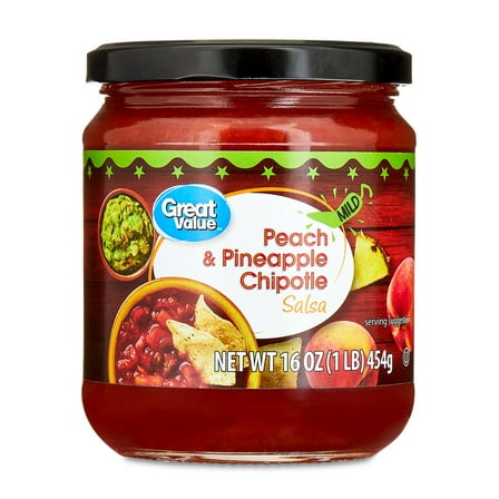 Great Value Peach & Pineapple Chipotle Salsa, 16 oz