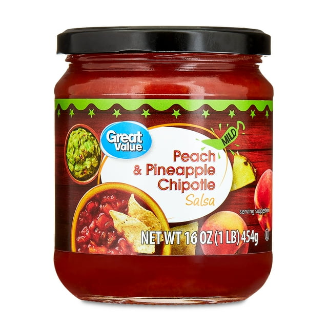 Great Value Peach & Pineapple Chipotle Salsa, 16 oz