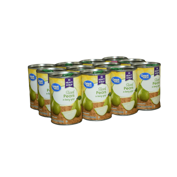 Great Value Pear Slices in Heavy Syrup, 15.25 oz