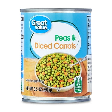 Great Value Peas & Diced Carrots, 8.5 oz