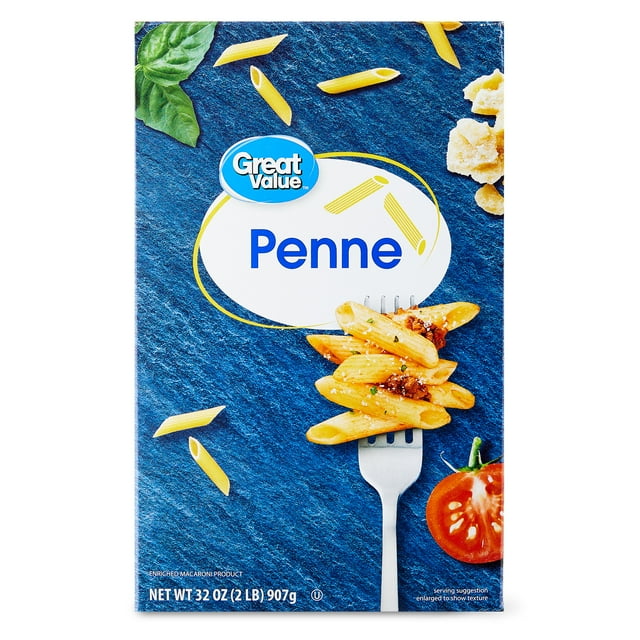 Great Value Penne, 32 oz Shelf Stable