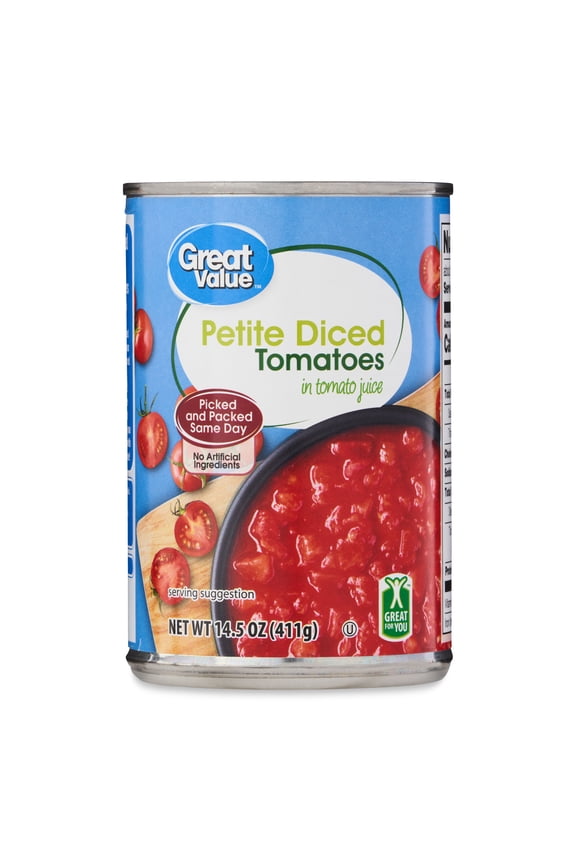 Petite Diced Tomatoes in Tomato Juice, 14.5 oz