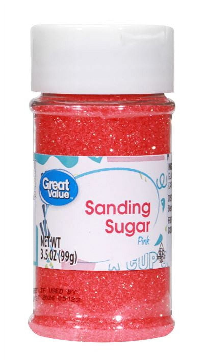 Great Value Pink Sanding Sugar, 3.5 oz