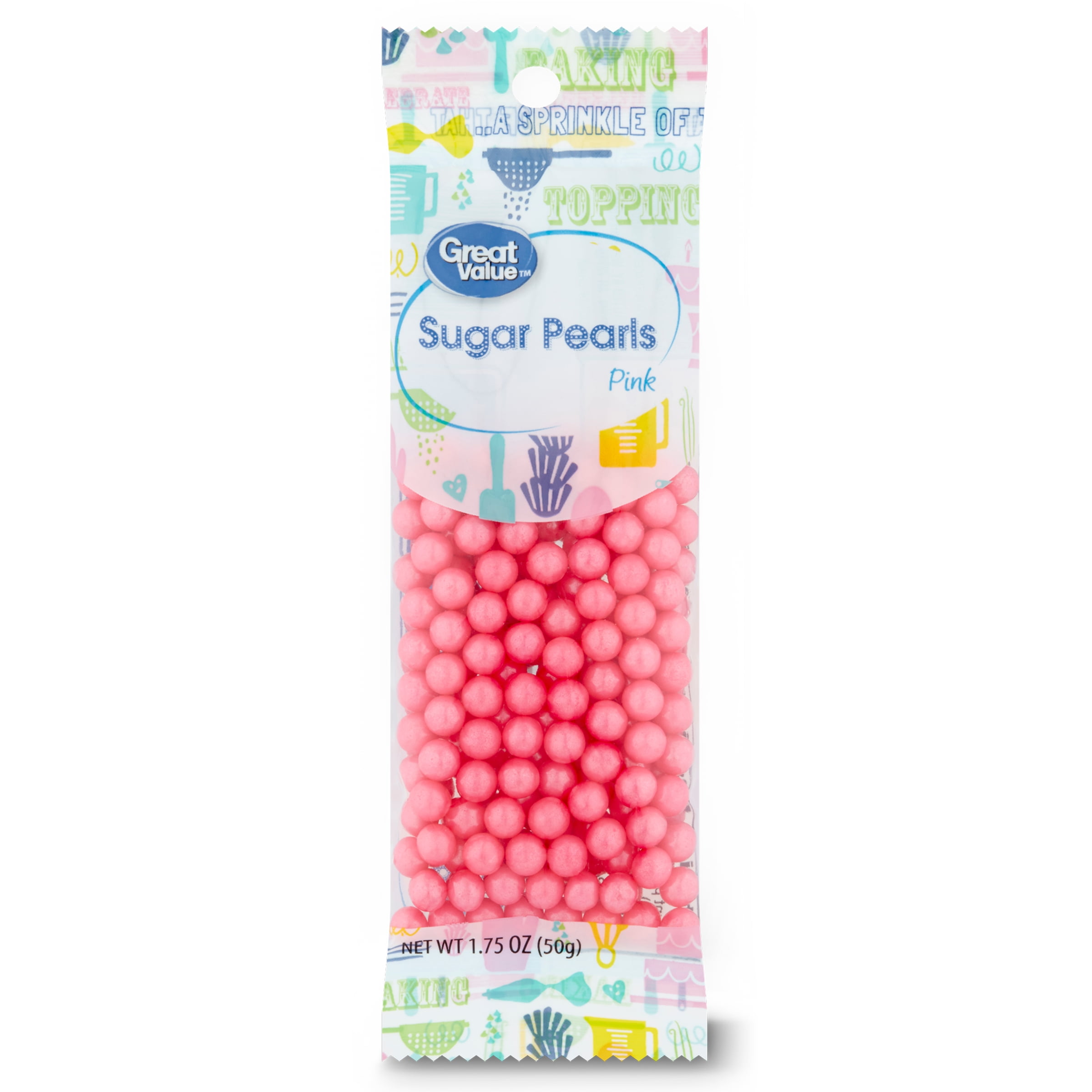 Pleasantly Pink 6mm Sugar Pearls 4oz – Mystic Sprinkles