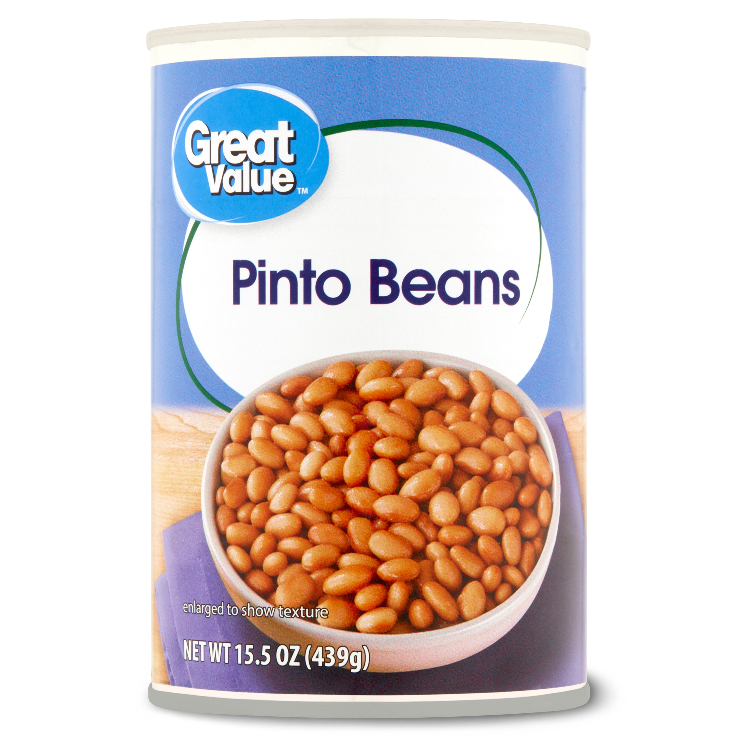 Great Value Pinto Beans, 15.5 oz Can - image 1 of 8