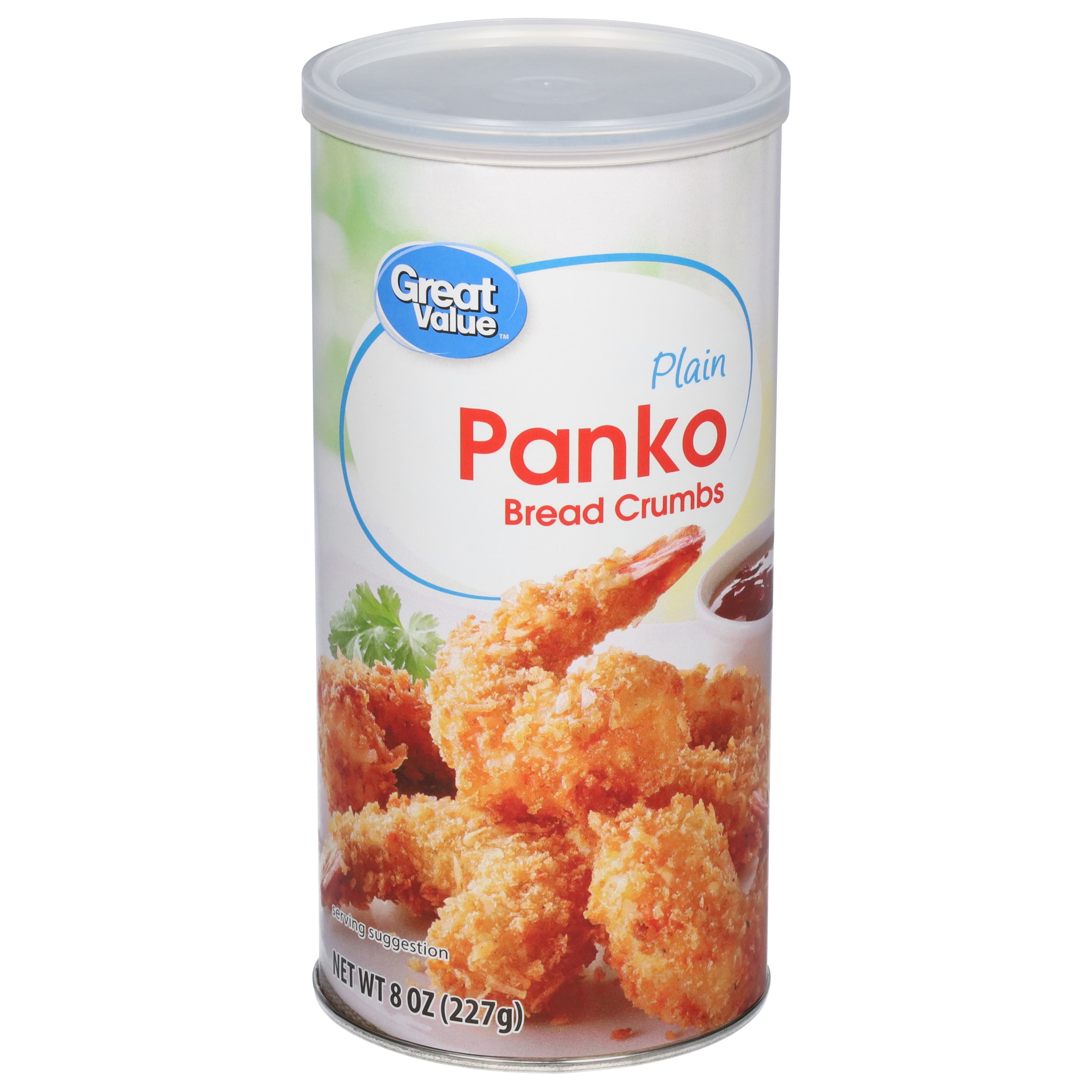 Great Value Plain Panko Bread Crumbs, 8 oz