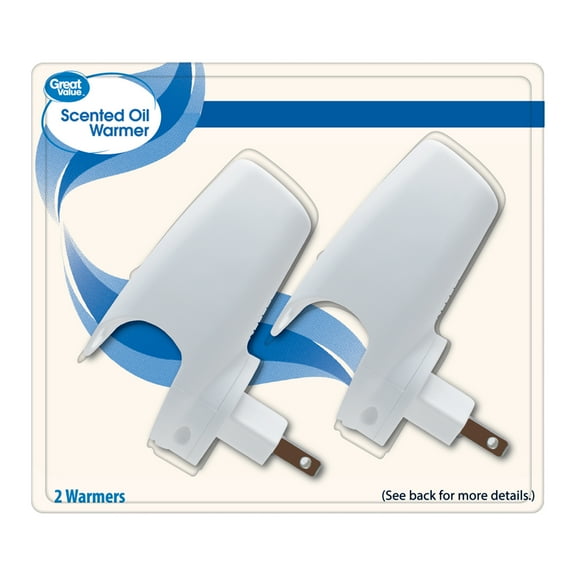Great Value Scented Oil Plug-In Warmers, 2 Count (Fragrance Not Included)