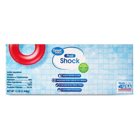 Great Value Pool Shock, 12lb