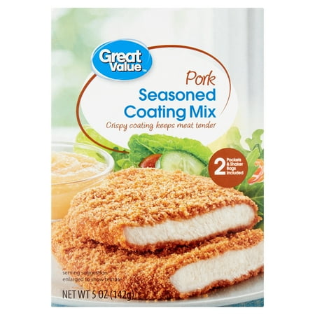 Great Value Coatings & Batters Pork Seasoned Coating Mix, 5 oz, Crumbles, Whole