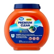 Great Value Premium Clean Laundry Pacs, Original Scent, 42 Count
