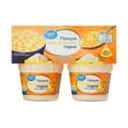 thumbnail image 1 of Great Value Premium Shells & Cheese Microwavable Cups, Original, 2.39 oz, 4 Count (Shelf Stable), 1 of 9