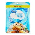 thumbnail image 1 of Great Value Premium Wild Caught Chunk Light Tuna in Water, 6.4 oz Pouch, 1 of 8