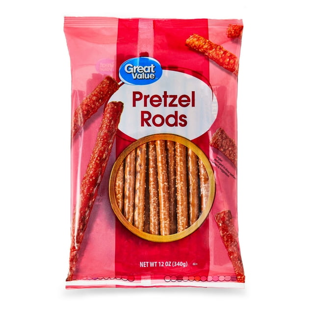 Great Value Pretzel Rods, 12 oz