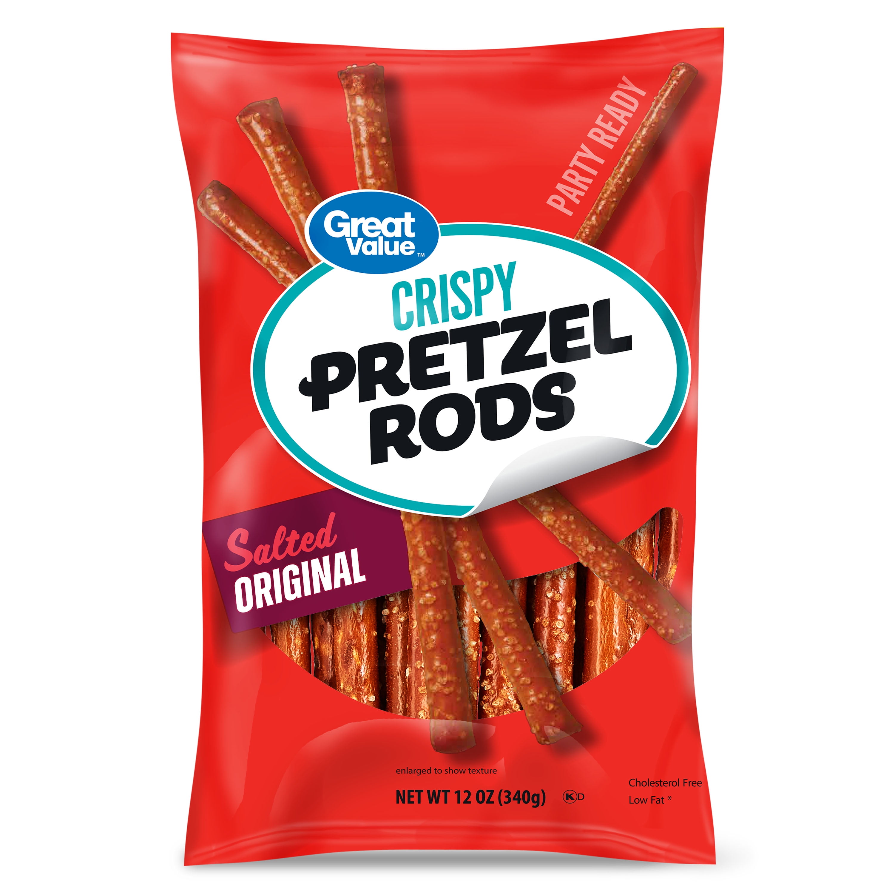 Great Value Pretzel Rods, Contains Wheat, 12 oz