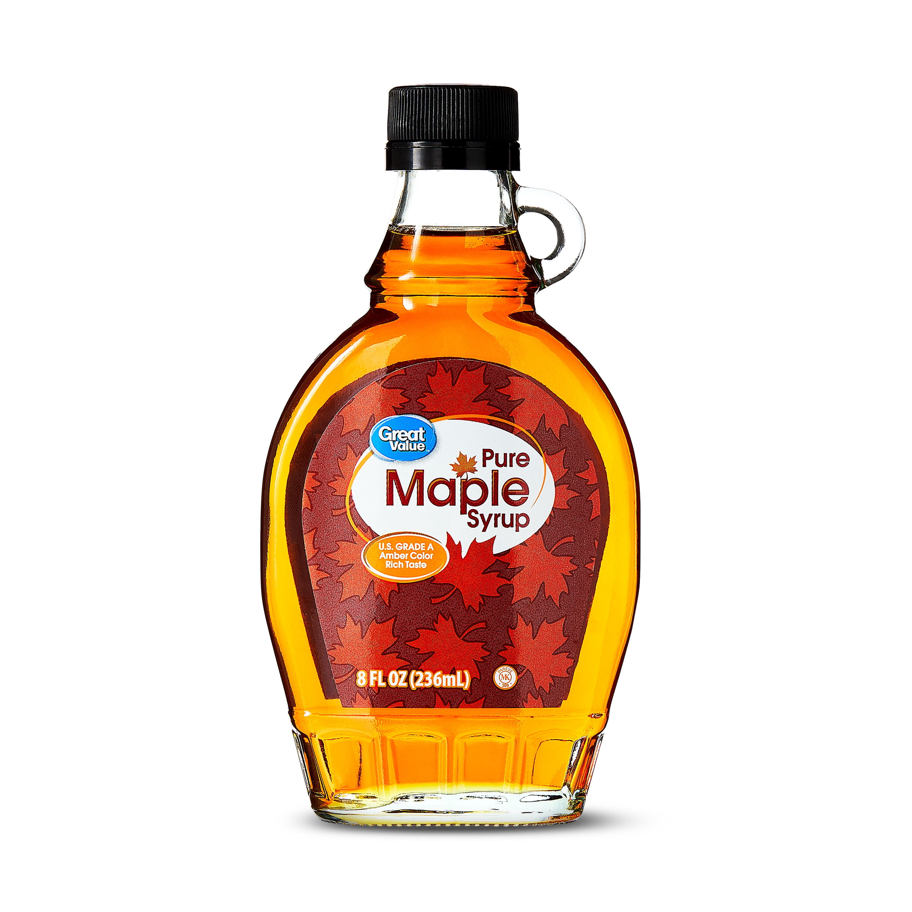 Great Value Pure Maple Syrup, 8 fl oz