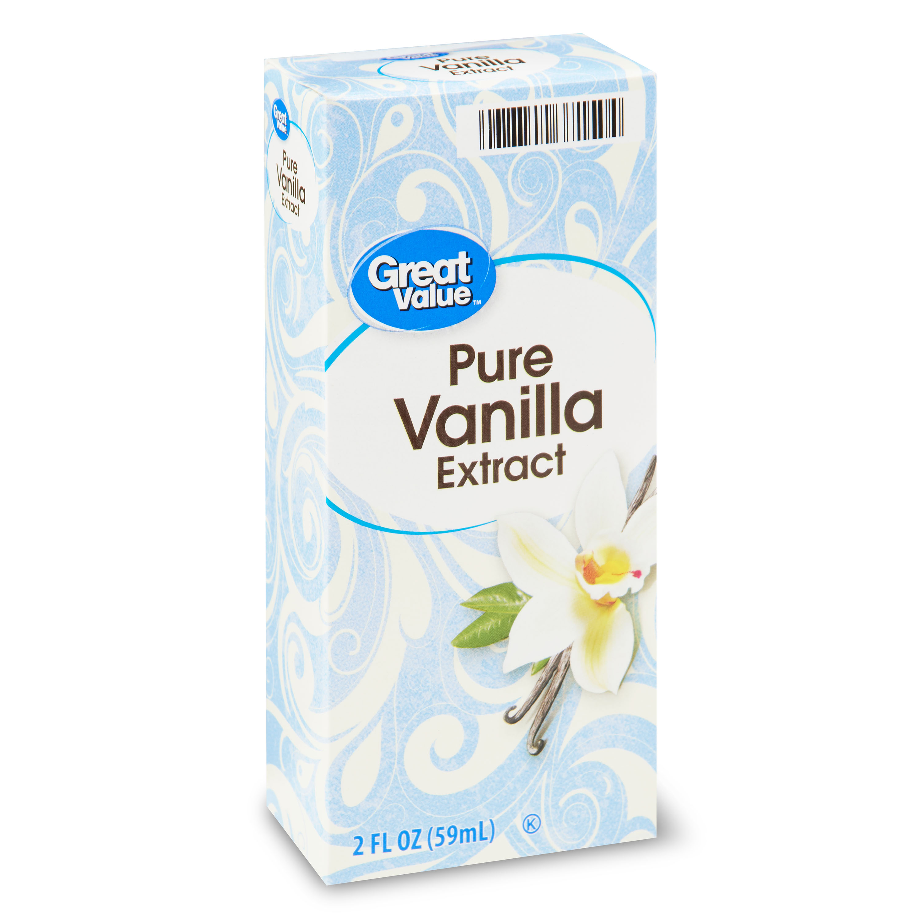 Great Value Pure Vanilla Extract, 2 fl oz (Food Form: Liquid, Plastic Container) - image 1 of 8