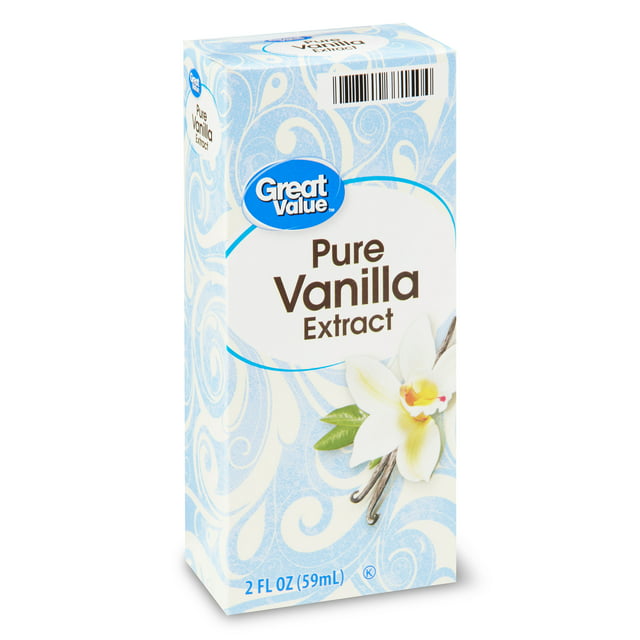 Great Value Pure Vanilla Extract, 2 fl oz (Food Form: Liquid, Plastic Container)