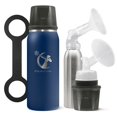 thumbnail image 1 of Ceres Chill OG Breast Milk Chiller Container Stainless Steel Set Sail Navy 27 oz. 1 ct, 1 of 10