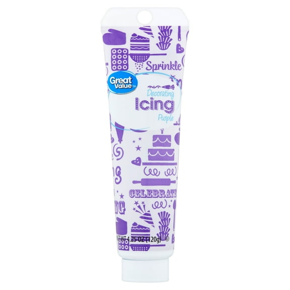 Great Value Purple Decorating Icing, 4.25 oz