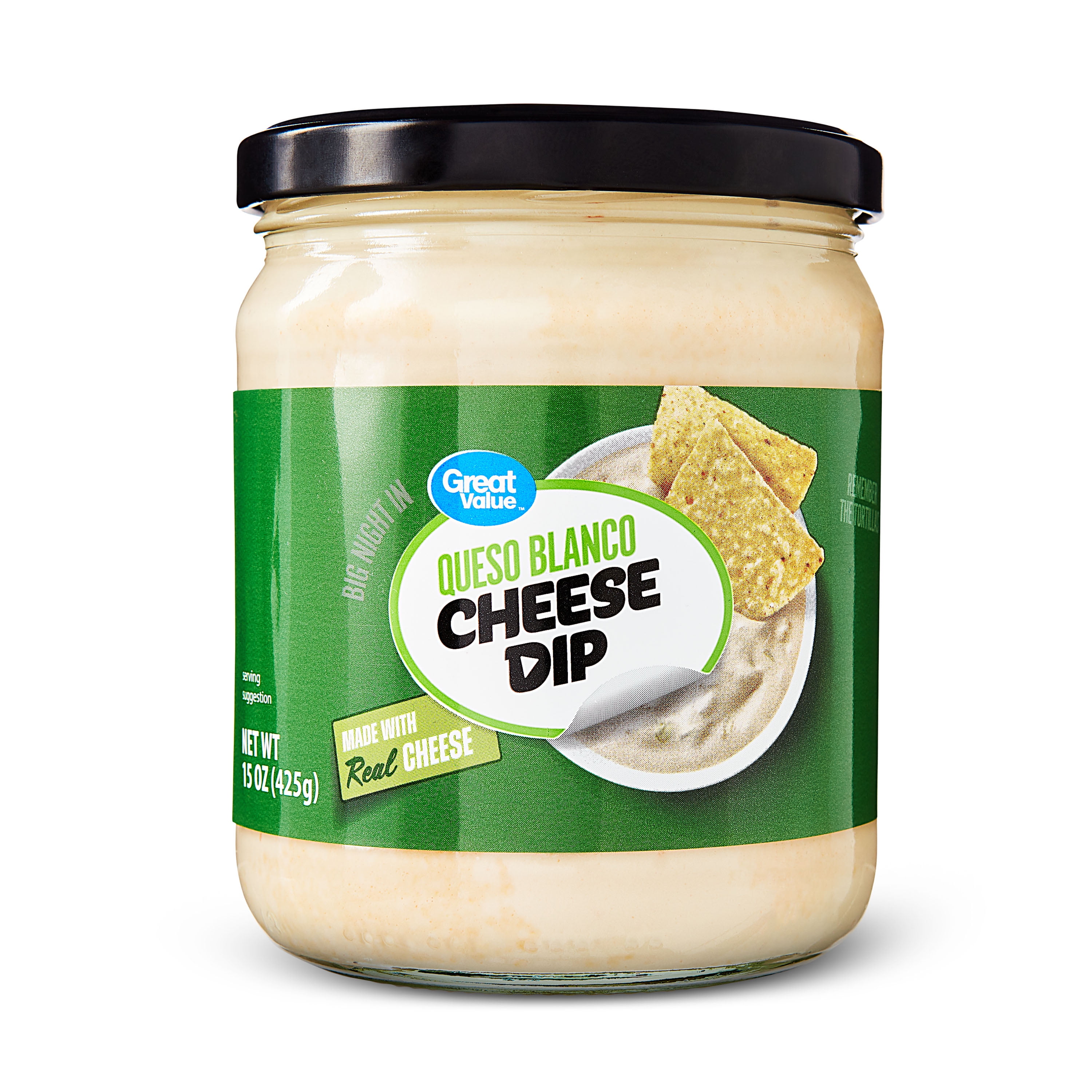 Great Value Queso Blanco Cheese Dip, 15 oz