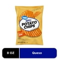 thumbnail image 1 of Great Value Queso Rippled Potato Chips, 8 oz, 1 of 9