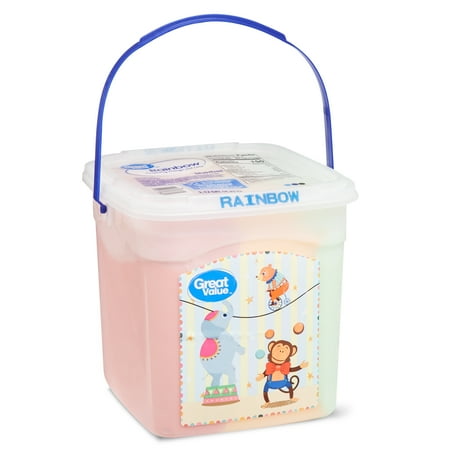 Great Value Rainbow Sherbet, 144 fl oz