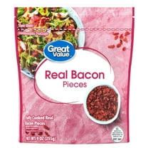 Great Value Real Bacon Pieces, 9 oz
