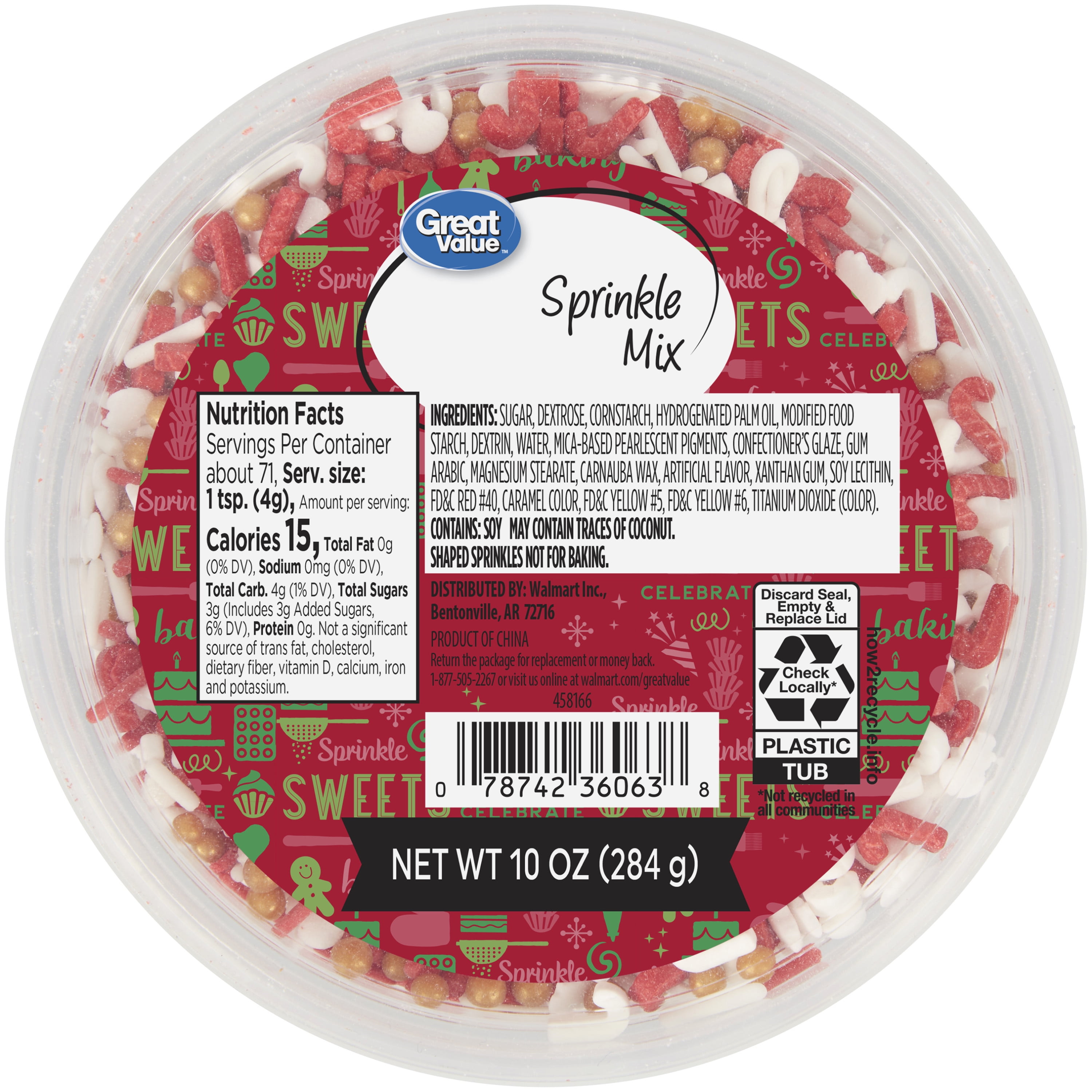 Walmart christmas sprinkles Clearance