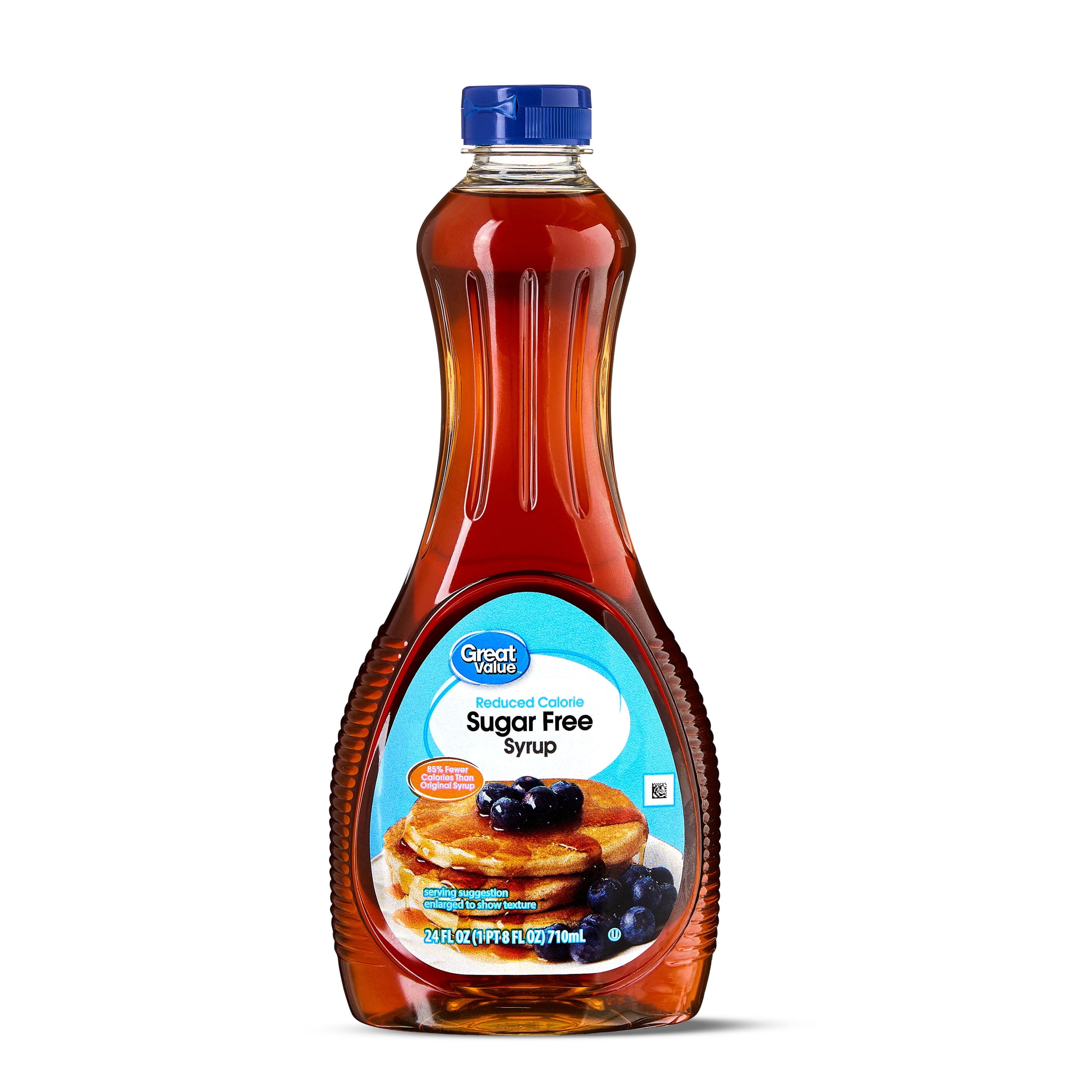 Great Value Reduced Calorie Sugar Free Syrup, 24 fl oz