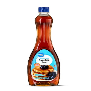 Great Value Reduced Calorie Sugar Free Syrup, 24 fl oz