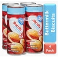 thumbnail image 1 of Great Value Regular Buttermilk Biscuits, 7.5 oz, 10 Count, 4 Pack, 1 of 10