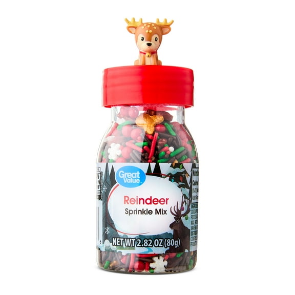 Great Value Reindeer Sprinkle Mix, 2.82 oz