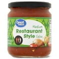 thumbnail image 1 of Great Value Restaurant Style Salsa, 16 oz, 1 Count, 1 of 7